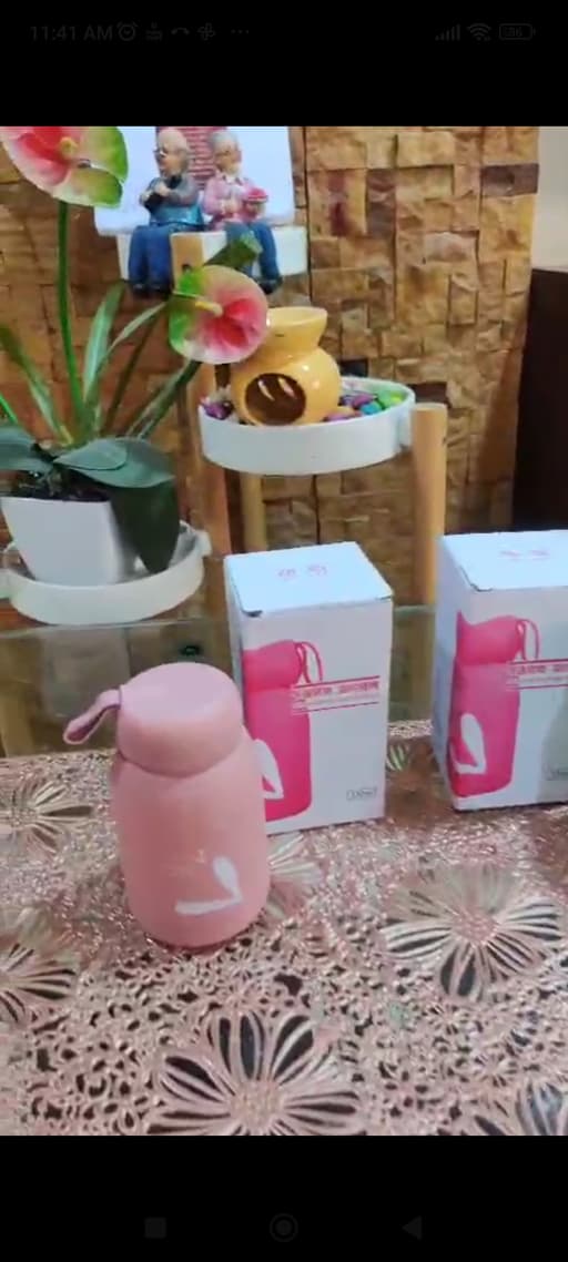 Bunny glass bottles  5 pieces