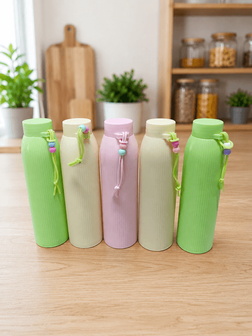 Lady glass bottles 5 pieces