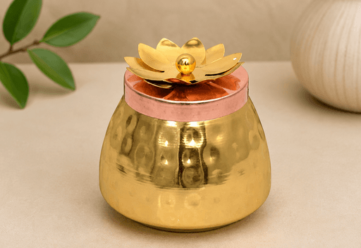 Gold jar 4" Set of 2