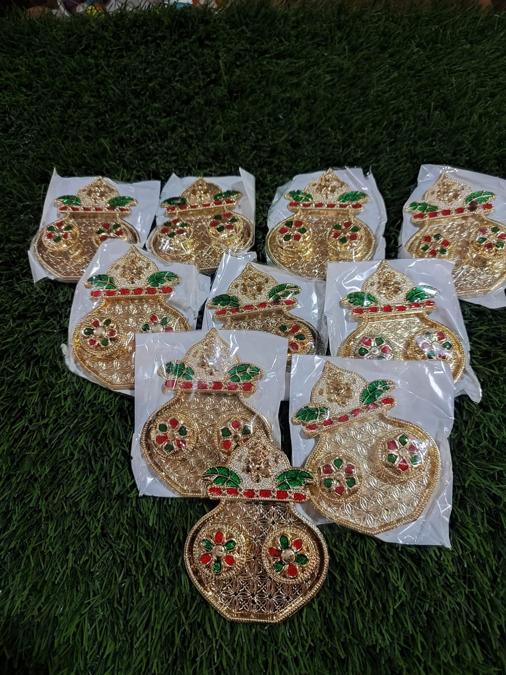 Haldhi kumkum tray 10 pieces